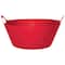 22&#x22; Apple Red Round Party Tub, 2ct.